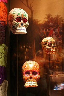 Washington - American Indian Museum - Painted Skulls