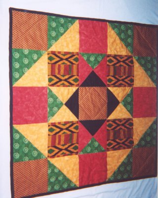 Baby quilt made for Amani Slayton. approx. 40 x 40