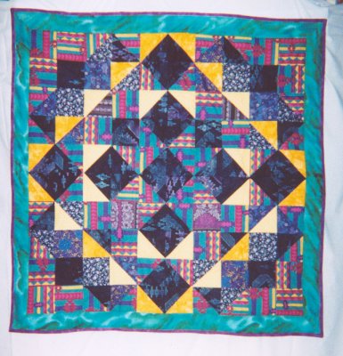 Mystery quilt.  Approx. 40 x 40