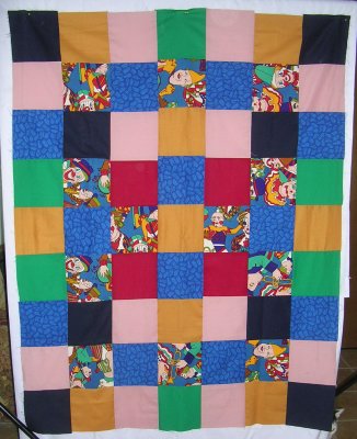 Linus Quilt Top.  38 x 48  Finished 2-14-07