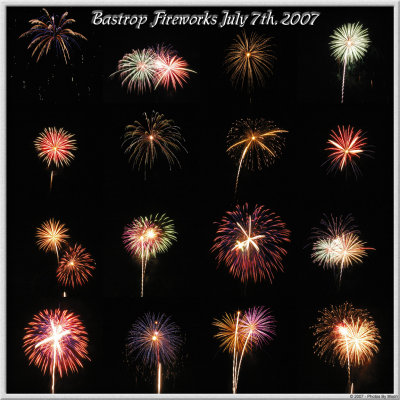 July 7th, 2007 - Bastrop Fireworks 2007