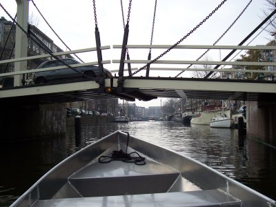 Amsterdam As Seen From A Boat