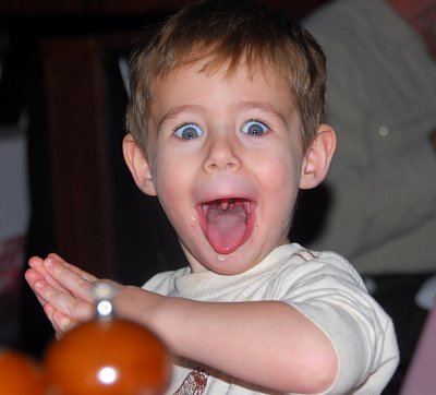 Jonah's Crazy Face Imitation Of Brother Aiden At Uncle Jeff's Birthday Dinner