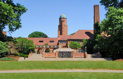 View Of An Entrance To The Cranbrook School Campus