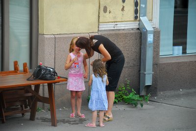 A Street Scene In Helsinki