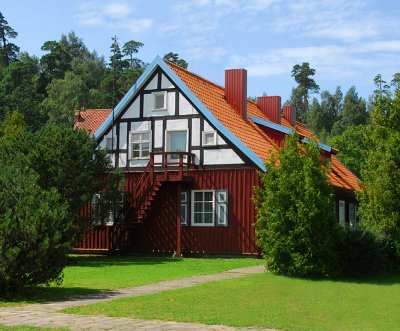 House In the Seaside Resort Village Of Juodkrantė, Lithuania