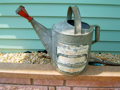 ....Grandpa Hiatt's watering can ...