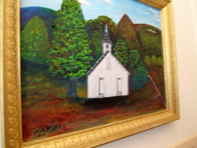 Painting of 1894 Willow Hill Church 