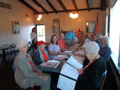 ~HAPPY MORAVIANS HAVING LUNCH ~~