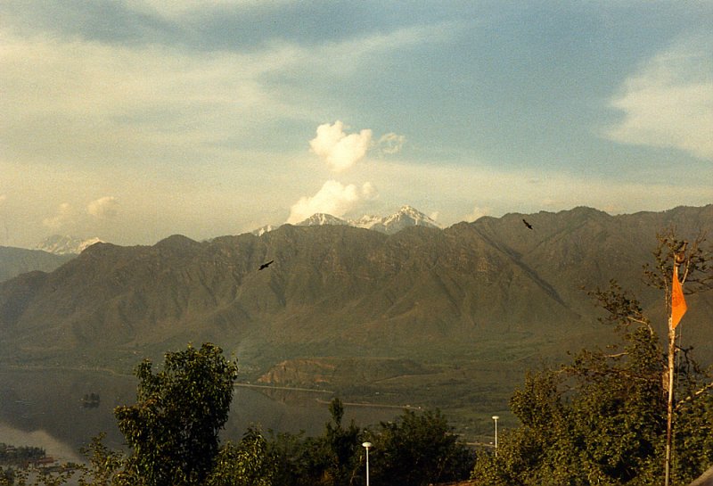 Dal Lake from Takht-i-Suleiman