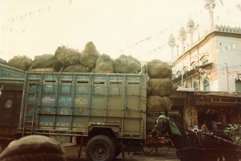 Loaded truck