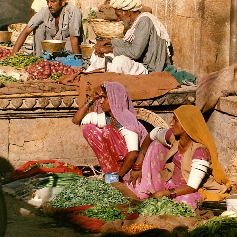 Jaisalmer - vegetable sellers