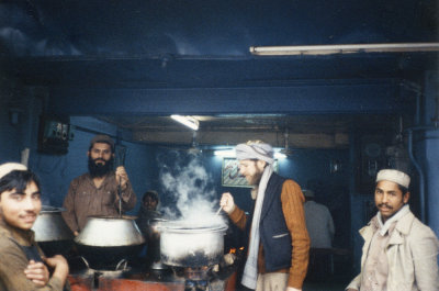 Cooking at Kabuli Hotel