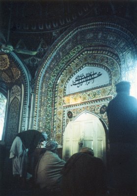 Inside Mahabat Khan Mosque