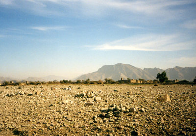 Lone fort and hills-FATA