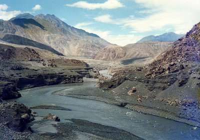 Indus River south of Gilgit