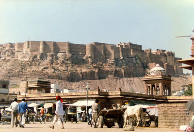 Mehrangarh Fort and bazaar