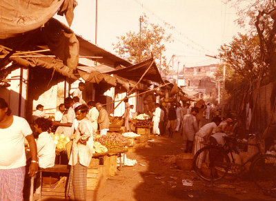 Back street vegetable bazaar