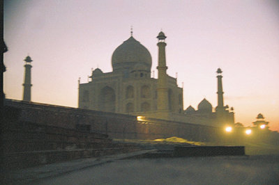 Taj at evening