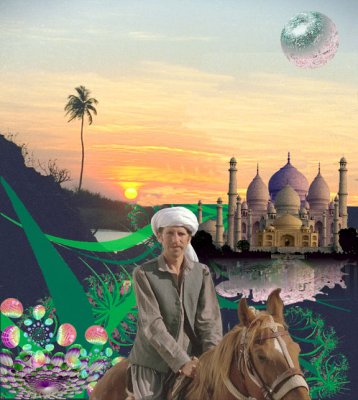 On Horseback in an India dream