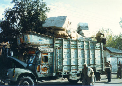Loaded truck