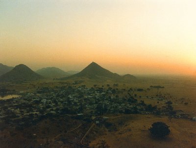 Pushkar-sunset from hill