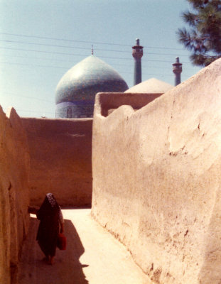 Back street and mosque