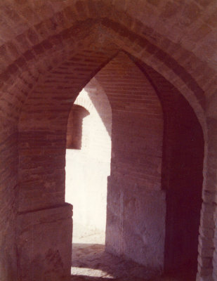 Brick archway