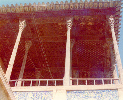 Palace of Ali Qapu-ceiling detail