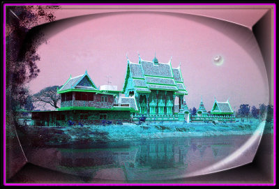 Thai Temple Moon
