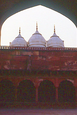 Agra fort-Three domes