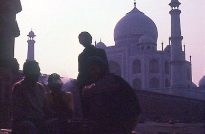 Agra-behind Taj