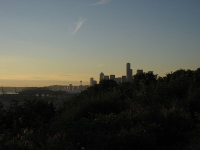 Seattle at Dusk from Beacon Hill.