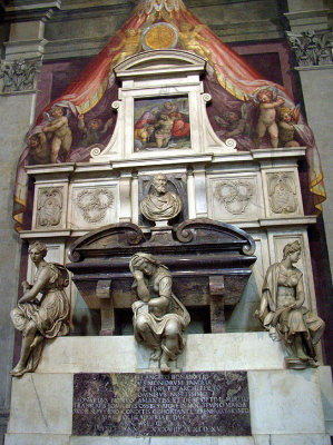 Florence: Santa Croce, Michelangelo's tomb