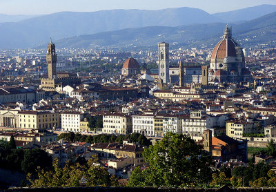 Florence (Firenze): San Miniato view of Florence