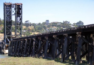 Greenbrae Boardwalk - old trestle