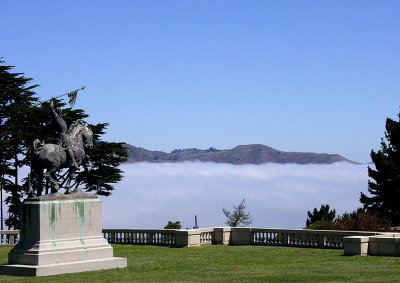 Palace of the Legion of Honor, fog sausage