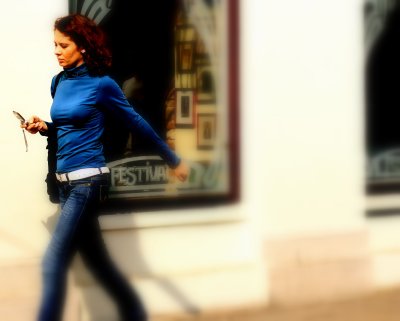 in a hurry