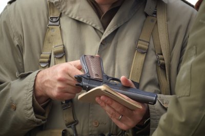 M1911A1 Being inspected