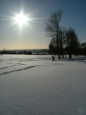 Snow over Golf Course, Bolton