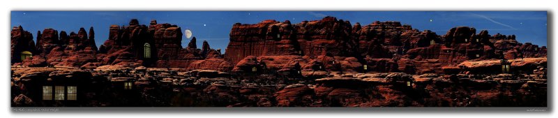 6th<br>The Needles, Canyonlands, Utah...at Twilight<br>Fremiet