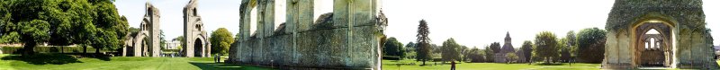 Glastonbury Abbey North and South Transepts<br>Fremiet