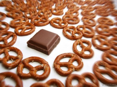 Chocolate vs. Pretzels