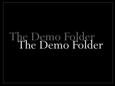 Demo Folder