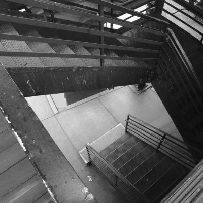 Railroad Stairs* by Ted Marchut