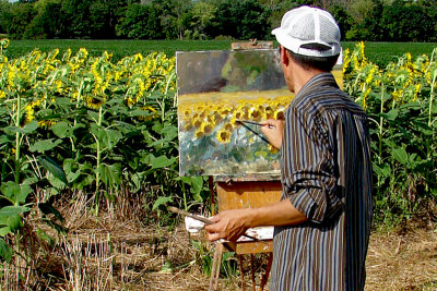 Sunflower artist