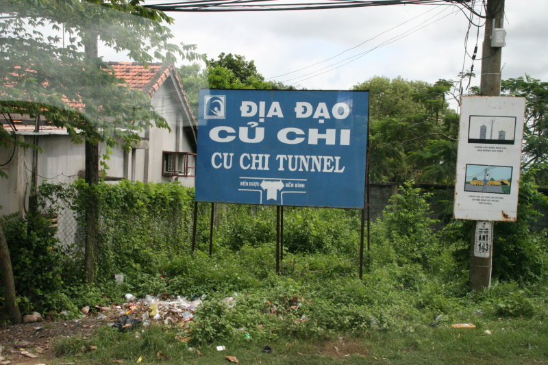 approaching Cu Chi tunnels