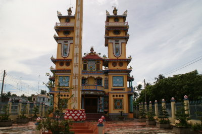 Cao Dai temple in Cai Be
