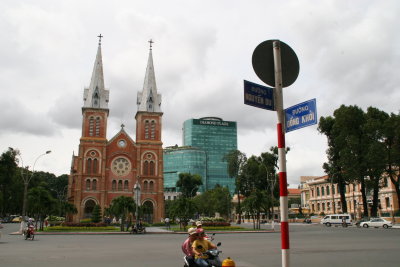 Notre Dame cathedral in Ho Chi Minh City