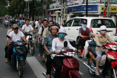 Ho Chi Minh City is the City of Motorbikes